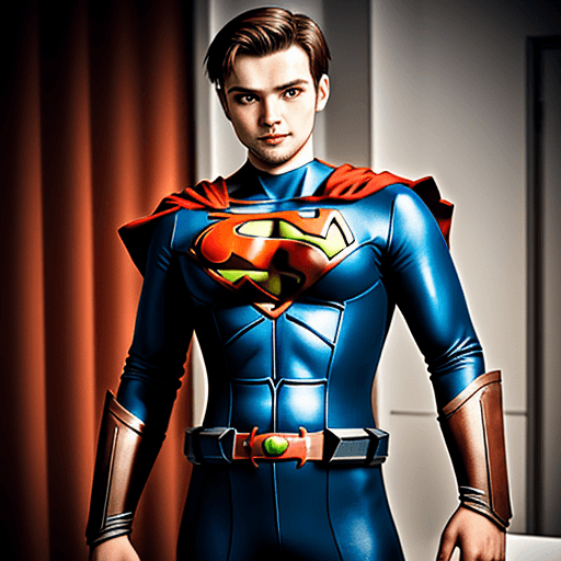 AI generated: ing. Jakub Šlechta as supperhero