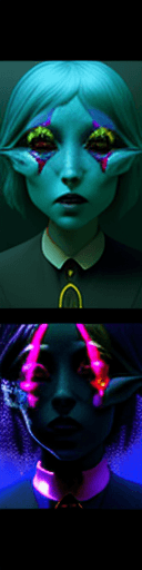 AI generated: ((psychedelic bizarre), (Surrealist Dreams), (Devilcore)), (Beautifully Color Graded), RTX, SSAO, HB...