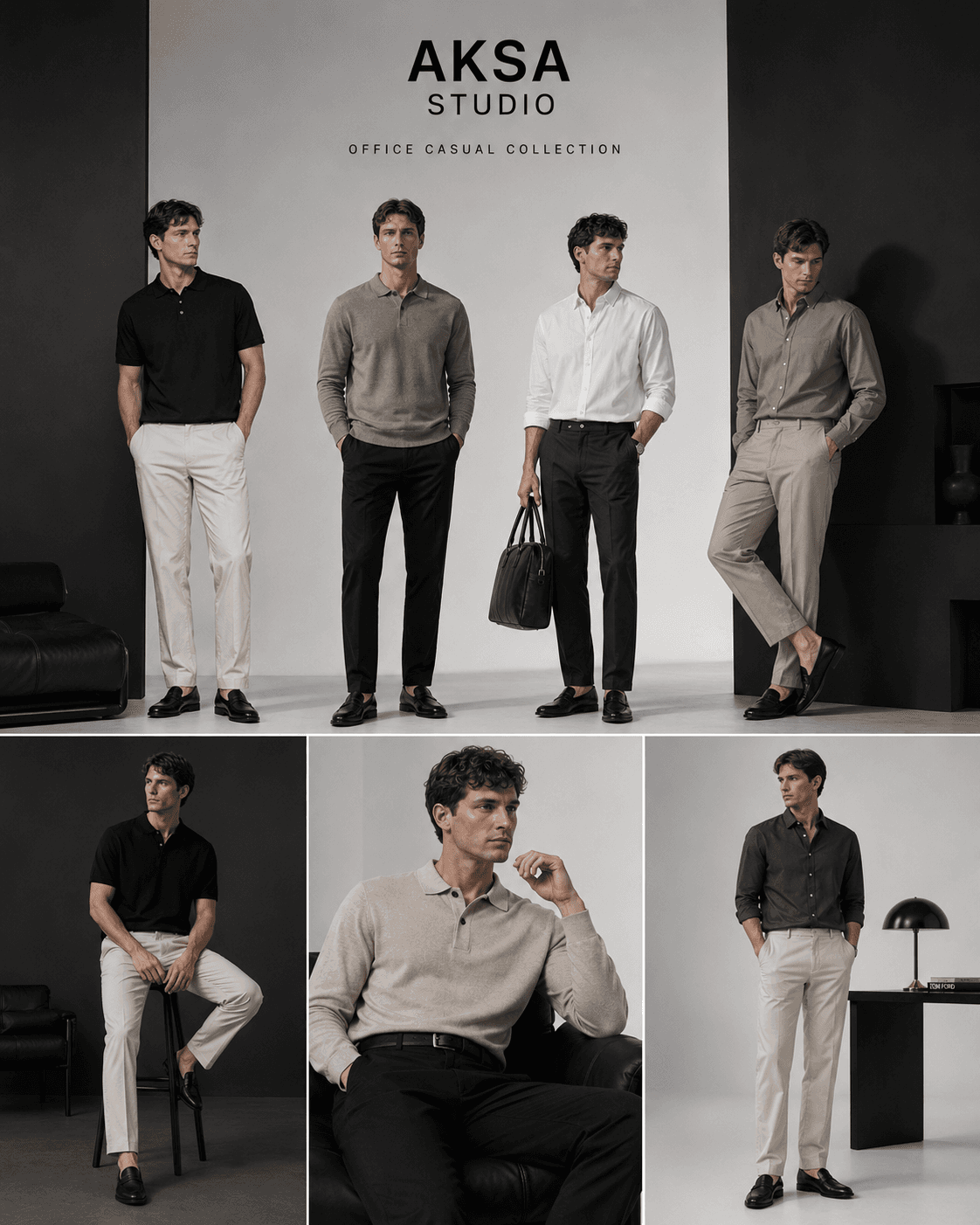 AI generated: Generate an image of
An ultra realistic cinematic editorial fashion lookbook advertising image featu...
