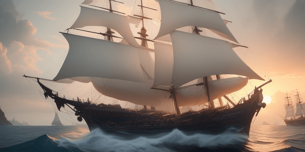 AI generated: Photo of a ultra realistic OF A CAT
sailing ship, dramatic light, pale sunrise, cinematic lighting, ...