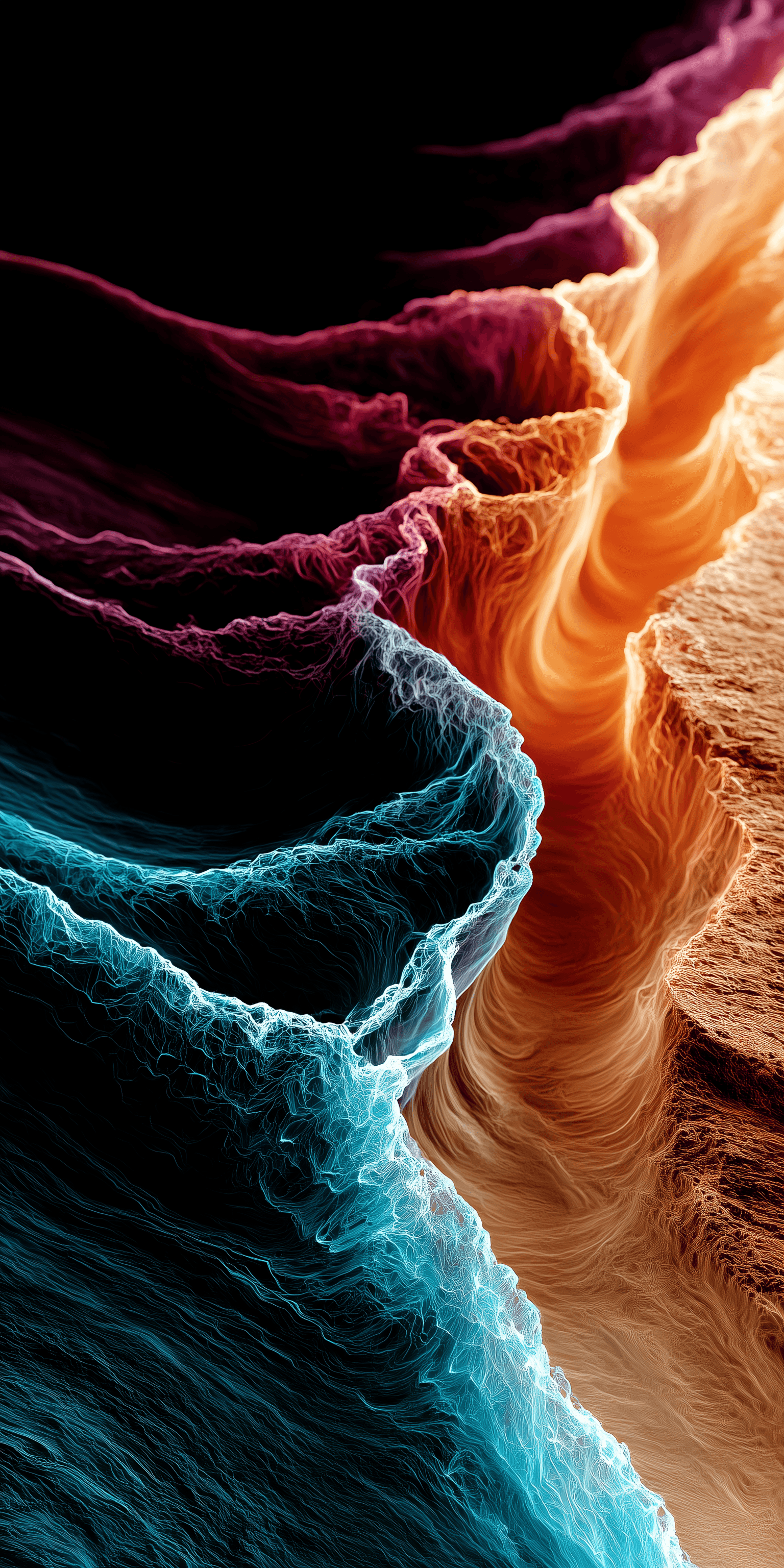 AI generated: Quantum Sands in Wave Lengths --ar 1:2 --style raw