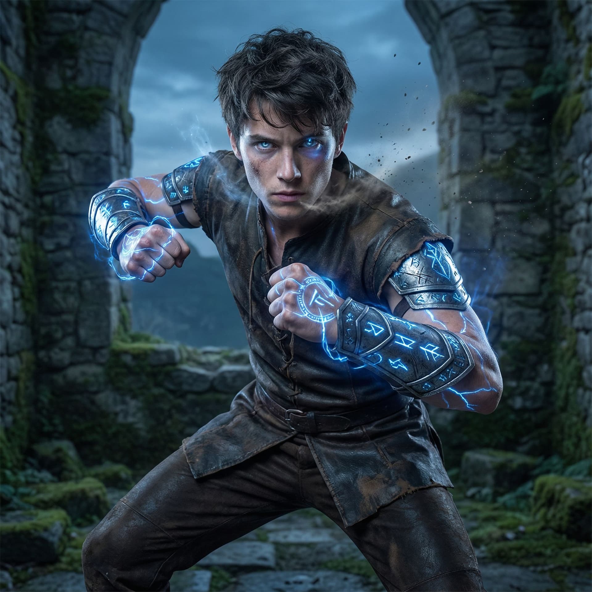 AI generated: Character: Hourei Shouhoushin (昇法)
Age: 20
Appearance: Short messy hair, sharp deep eyes glowing fai...