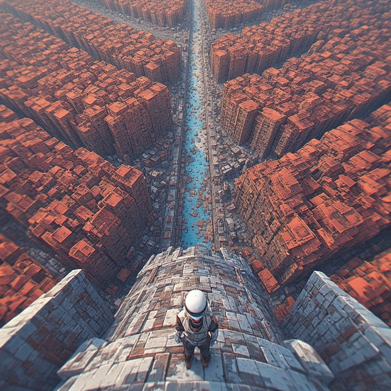 AI generated: an illusion art