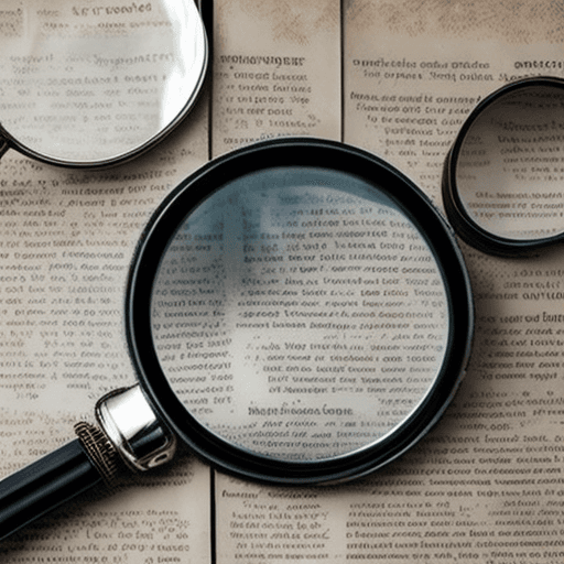 AI generated: Magnifying glass