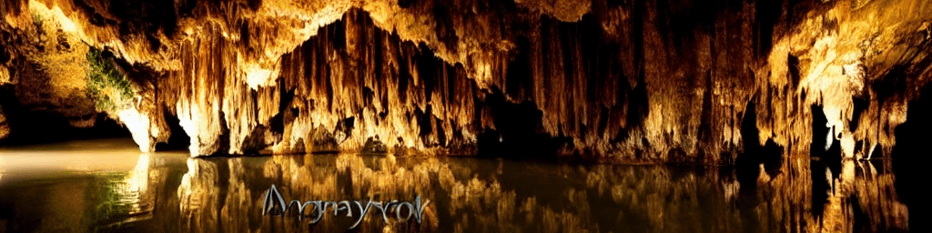 AI generated: beautiful fairy tale tree in a cave, stunning lighting, phraya nakhon cave, stunning, magic, reflect...
