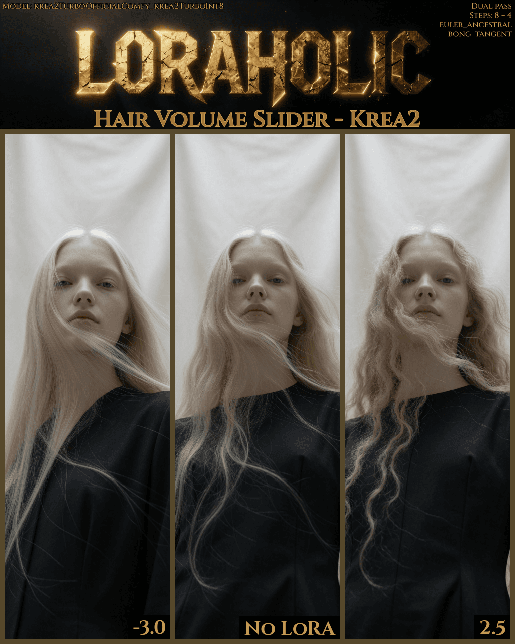 Hair Volume Slider - (Krea2 + ZIT) - Image 1