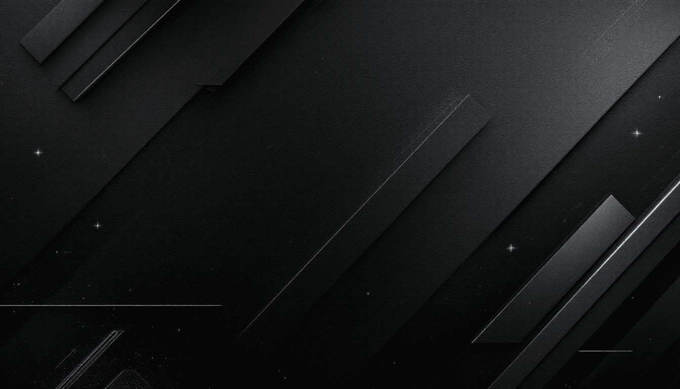 AI generated: A clean, minimalist dark-themed design with a textured background resembling brushed metal or smooth...