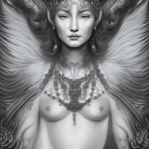 AI generated: Goddess close-up portrait pussy