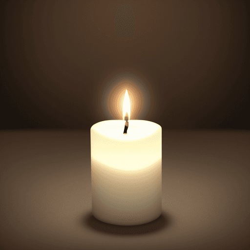 AI generated: candle