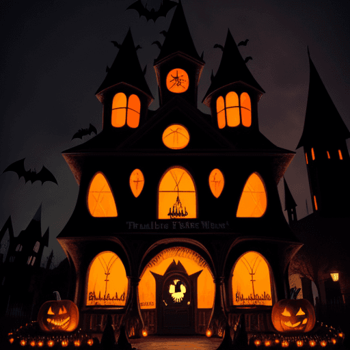 AI generated: with halloween fonts, Halloweentown University est. 1998, halloween themed, like the examples on ets...