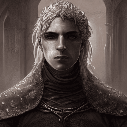 AI generated: A beautiful thief from the D&D Circle of Stars, perfect eyes, full body character portrait, dark fan...
