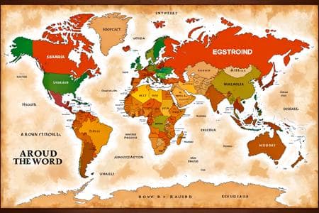 Simple Wildcards Vision Background Around the World