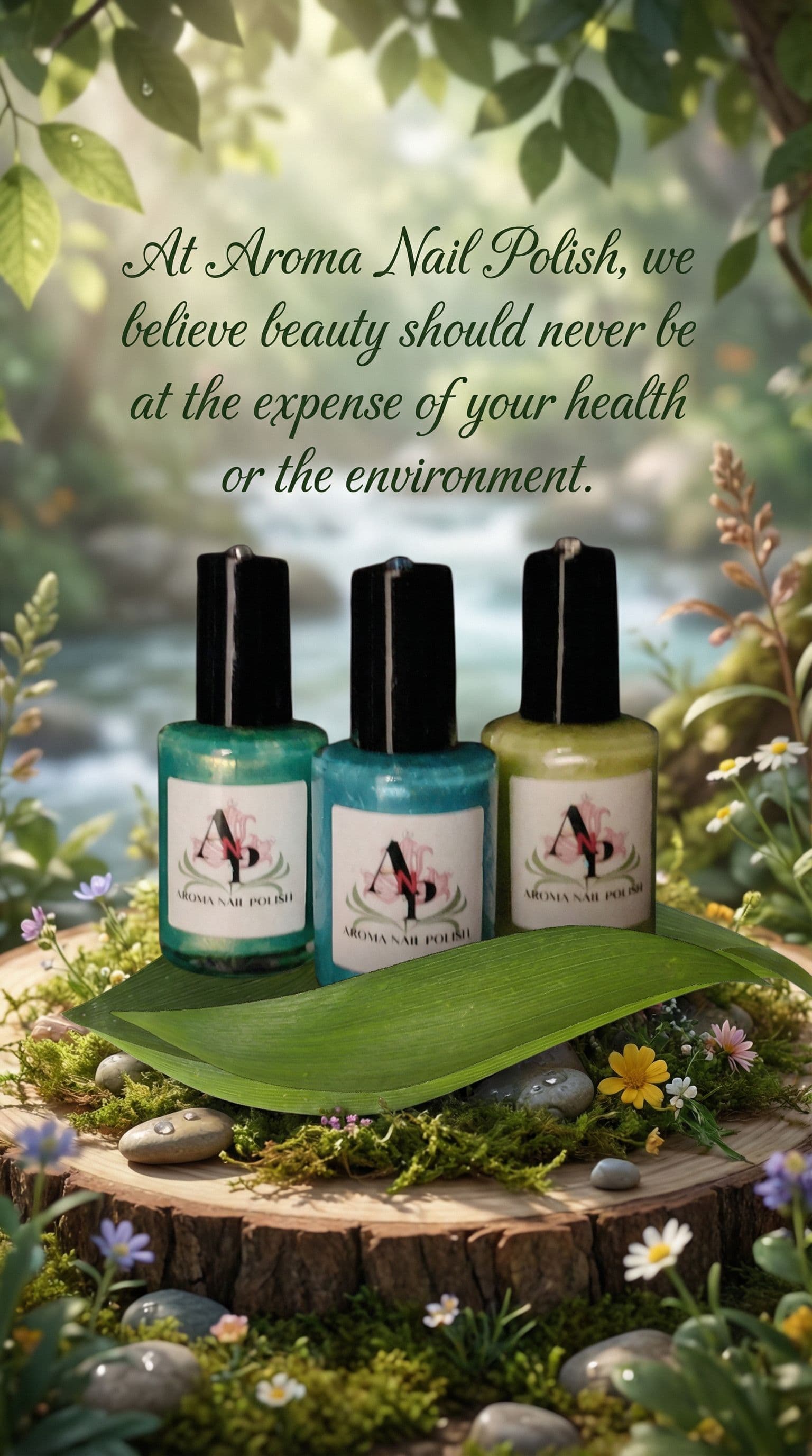 AI generated: At Aroma Nail Polish, we believe beauty should never be at the expense of your health or the environ...