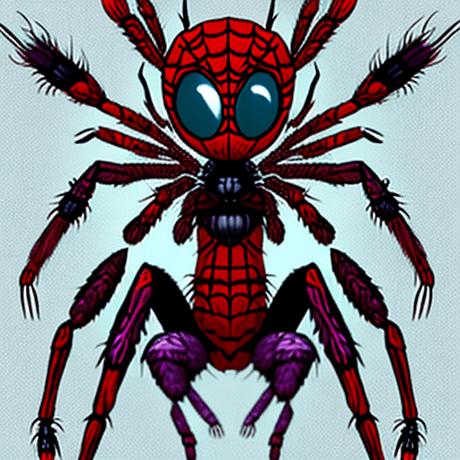 AI generated: An original spider hybrid monster girl character named Salticidae. She is a spidertaur, better known...