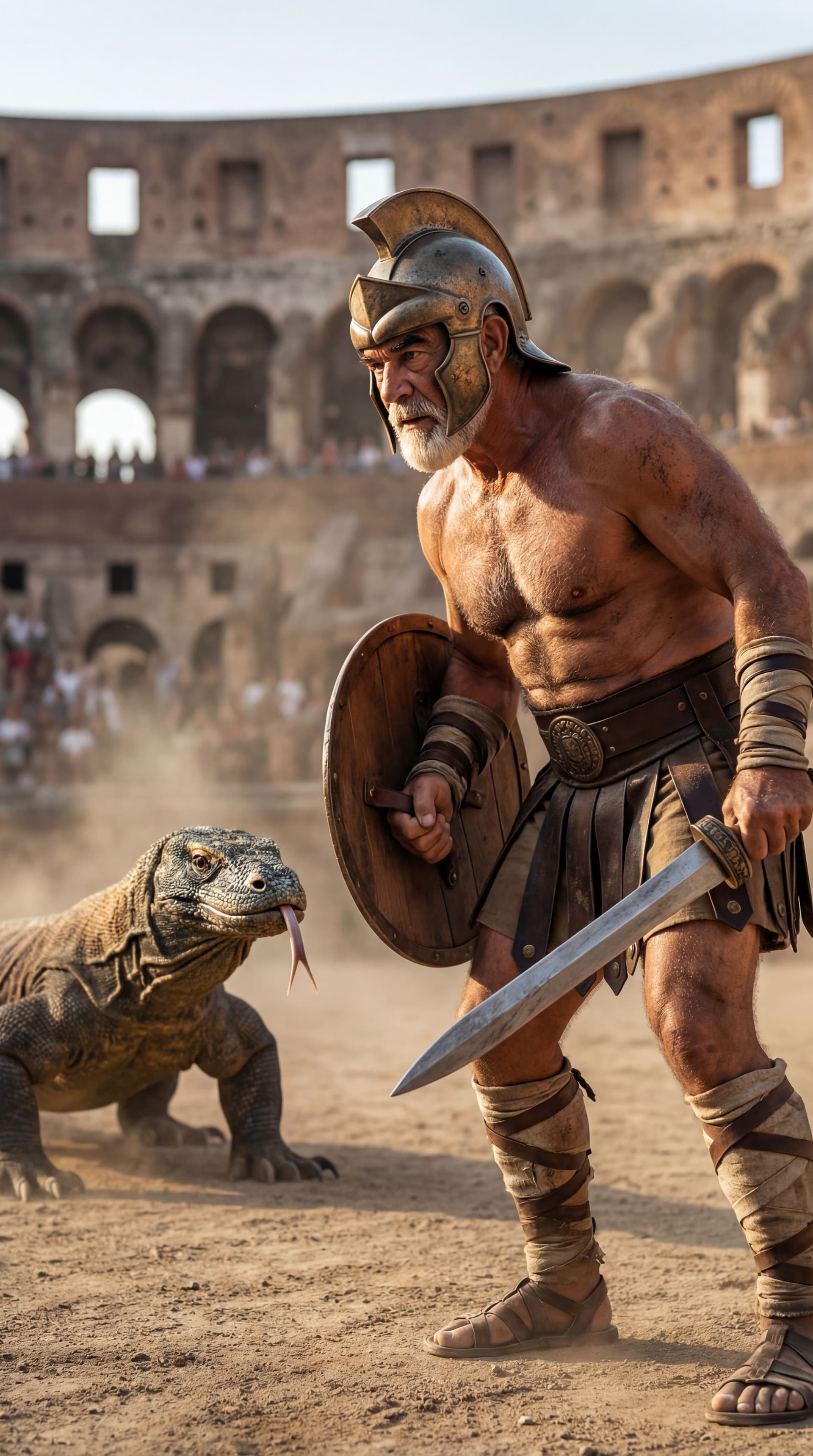 AI generated: ULTRA-REALISTIC CINEMATIC ACTION PHOTOGRAPH (vertical poster 9:16).
Looks like a real professional f...