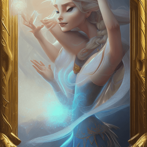 AI generated: Elsa, d & d, fantasy, intricate, elegant, highly detailed, digital painting, artstation, concept art...