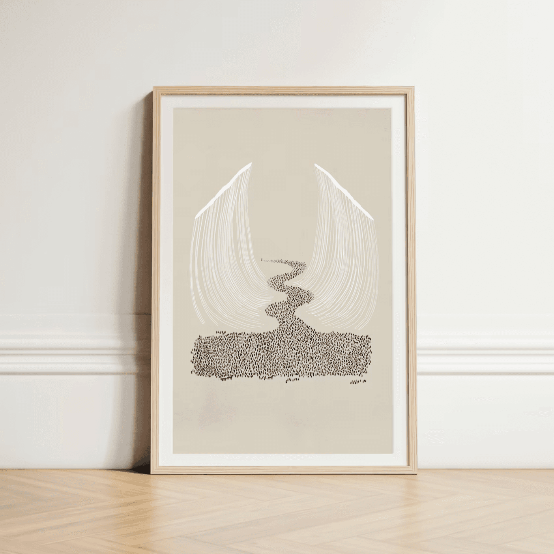 AI generated: Moses Parting the Red Sea, Digital Print, Exodus Old Testament, Sketches, Crossing the Red Sea, Jesu...