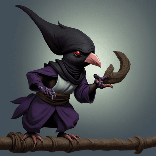 AI generated: ninja kenku