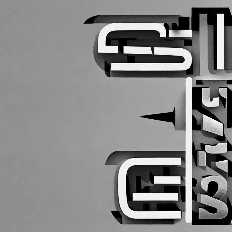 AI generated: Create an application in the form of the word "DESIGN" in the style of expressionism, keeping the ra...