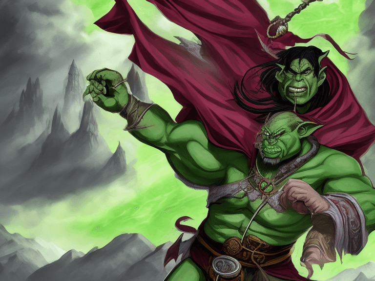 AI generated: Dungeons and Dragons in the style of fantasy adventure, majestic coloring --style raw --stylize 750....