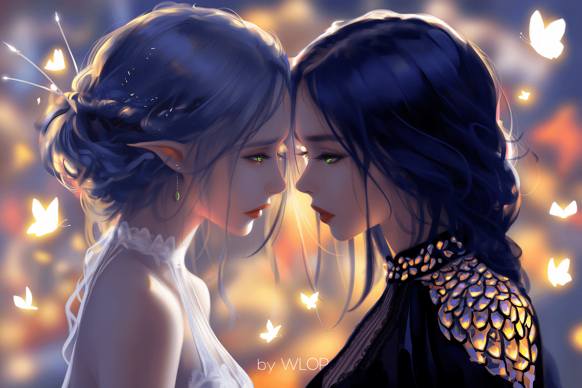 [Anima & ILL] Wlop/王凌 《鬼刀》/《GhostBlade》 - Artist Style