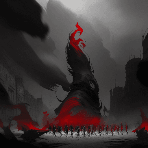 AI generated: Many vikingssoldierson march, by Dustin Nguyen, Akihiko Yoshida, Greg Tocchini, Greg Rutkowski, Clif...