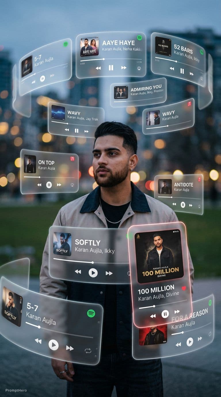 AI generated: A cinematic, dreamlike AR visual featuring a central 151 photorealistic person surrounded by floatin...