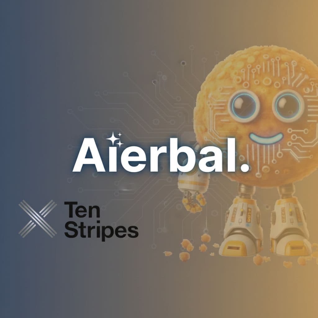 AI generated: i want a linkedin banner image with these two logo's that is both subtle and eye grabbing