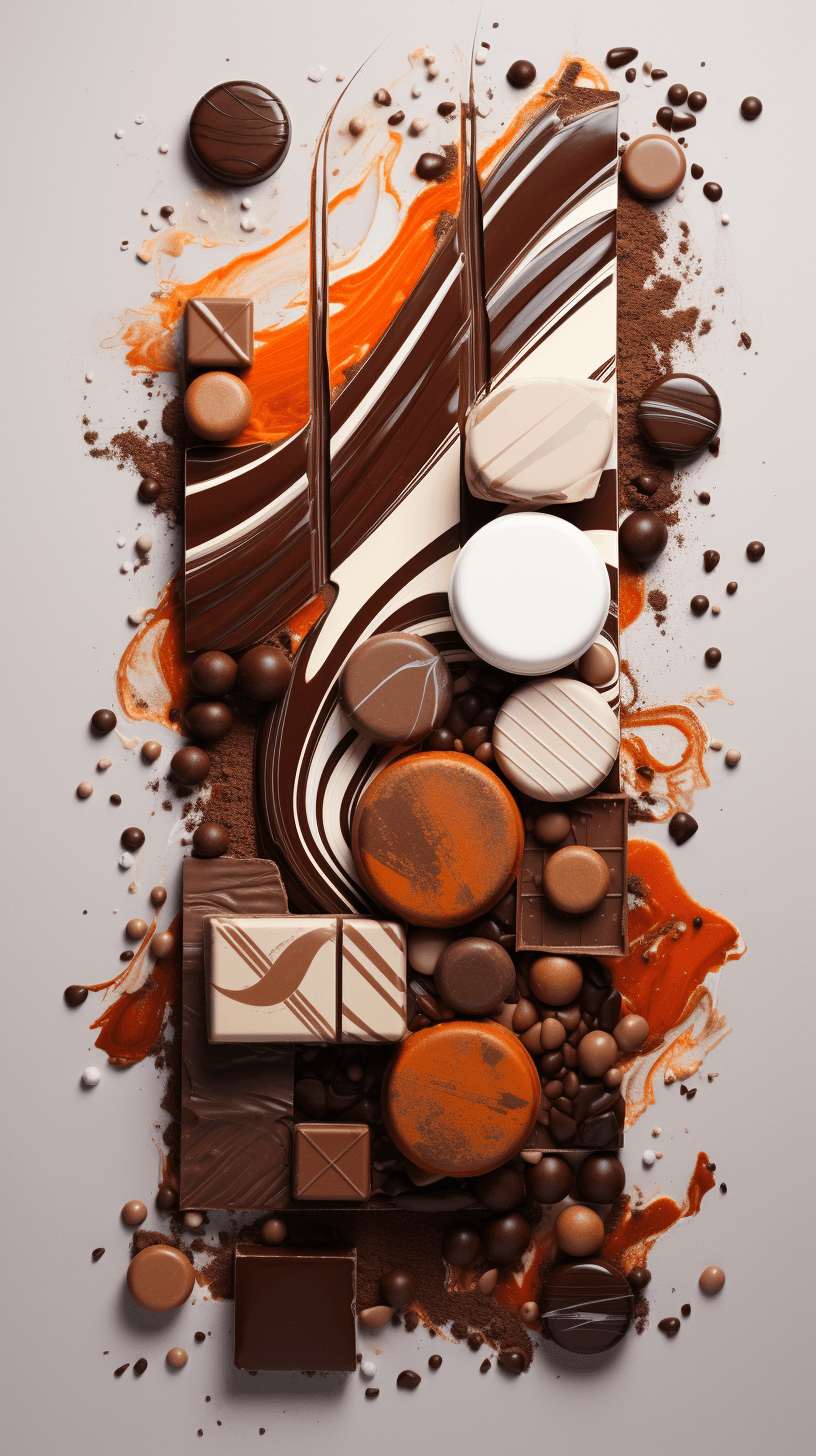AI generated: Automatism, Chocolate --ar 9:16 --v 5.2