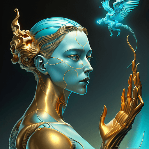 AI generated: visual fiction / visual artist / illustrator, christiano v, in the style of franciszek starowieyski,...