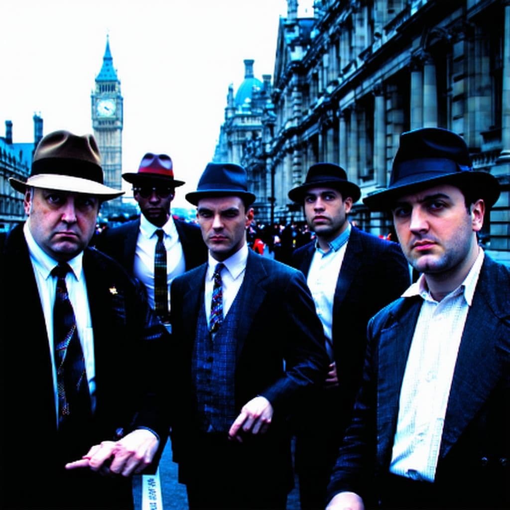 AI generated: london gangsters, youtube video