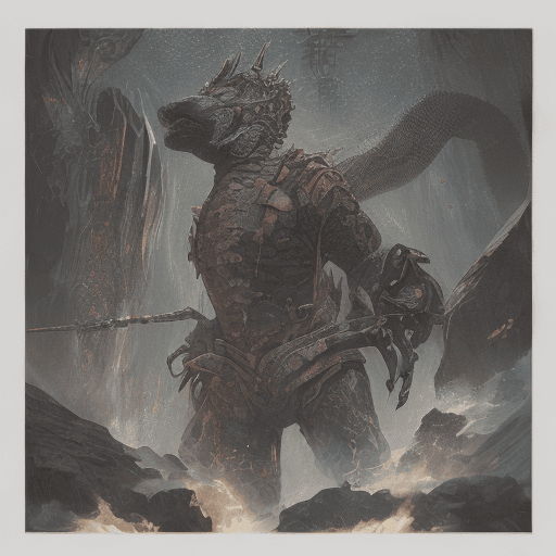 AI generated: Knit doll of kaiju, intricate artwork, octane render, artwork, cinematic, hyper realism, high detail...
