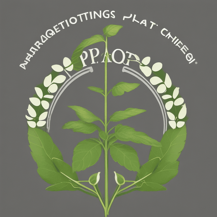 AI generated: logo for laboratory propagating plants