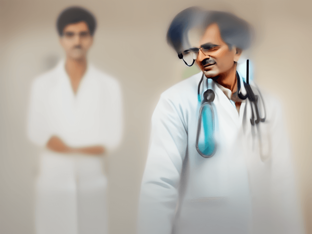 AI generated: Indian doctor with stethoscope
