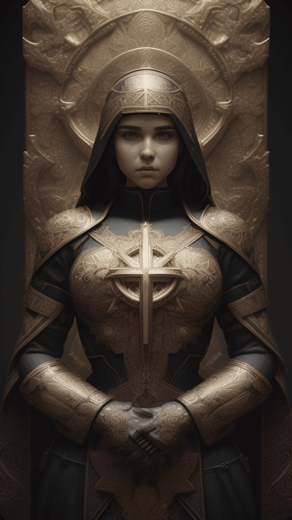 AI generated: sRGB 8k 16k Im a saint but i aint no hero, intricate artwork . octane render, trending on artstation...