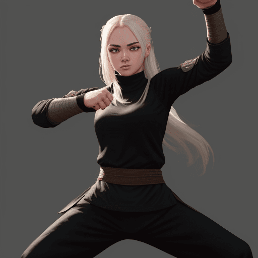 AI generated: 
Nastya combat teacher
