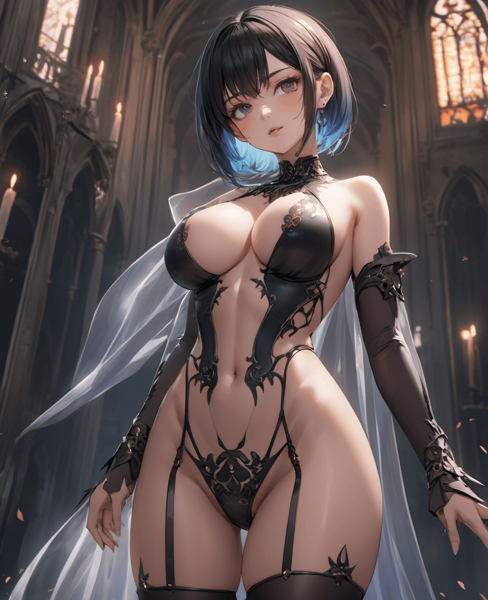 AI generated: best quality, masterpiece, highres, vivid, 4k, anime, comic, immersive background, 1girl, Beautiful ...