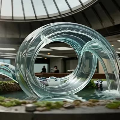 AI generated video: [Camera Movement:] Cinematic slow dolly-in and continuous smooth clockwise orbit around part of the ...