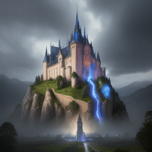 AI generated: pluie de pierre power fantasy
