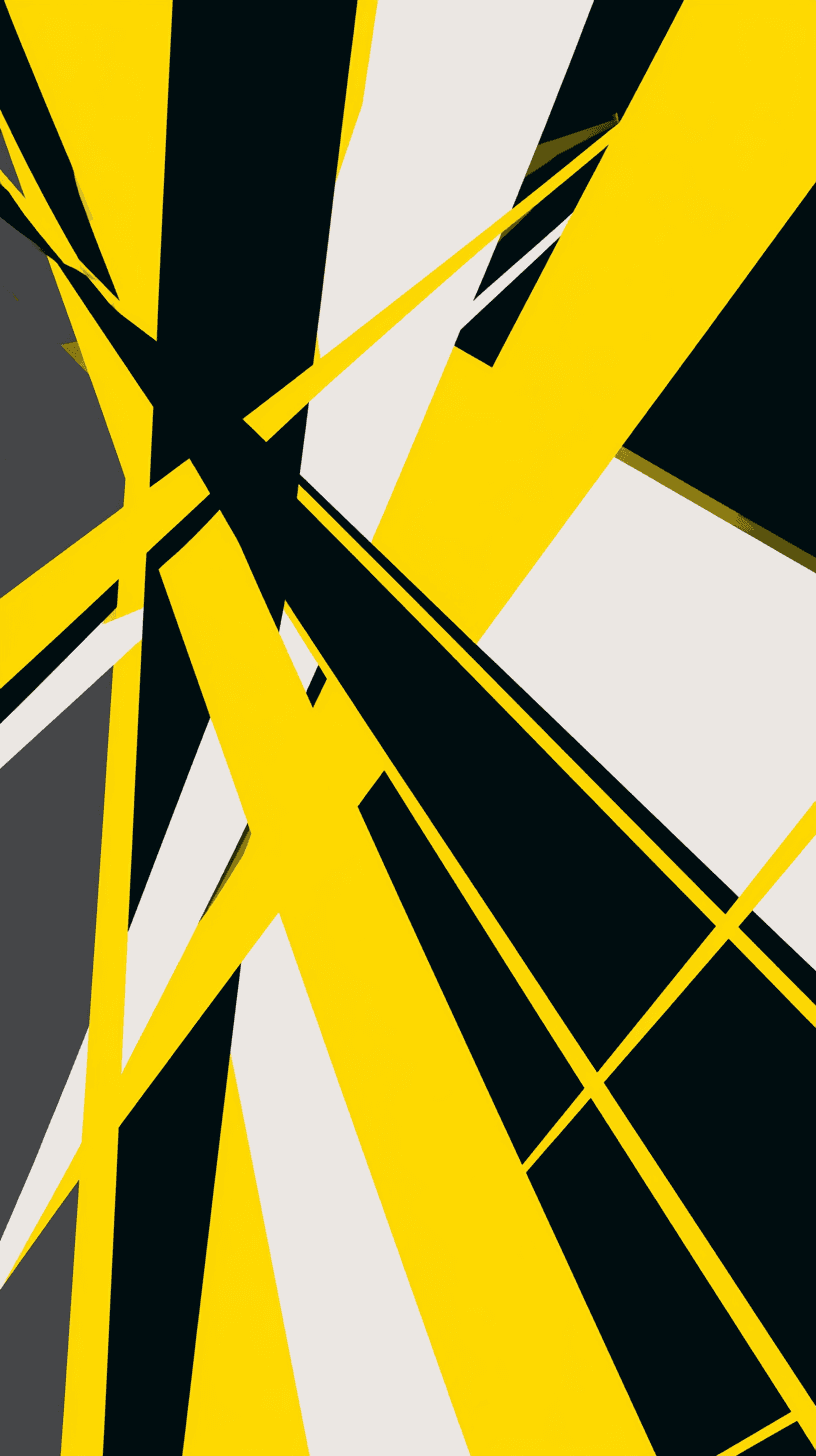 AI generated: artistic, flat vector art graphic style, hard-edge constructivism, asymmetric trapezoid clusters, fl...