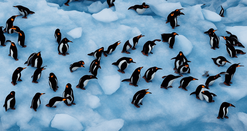AI generated: Pingui Wallet, a fortress of security inspired by the majestic penguins of Patagonia. Imagine a wise...