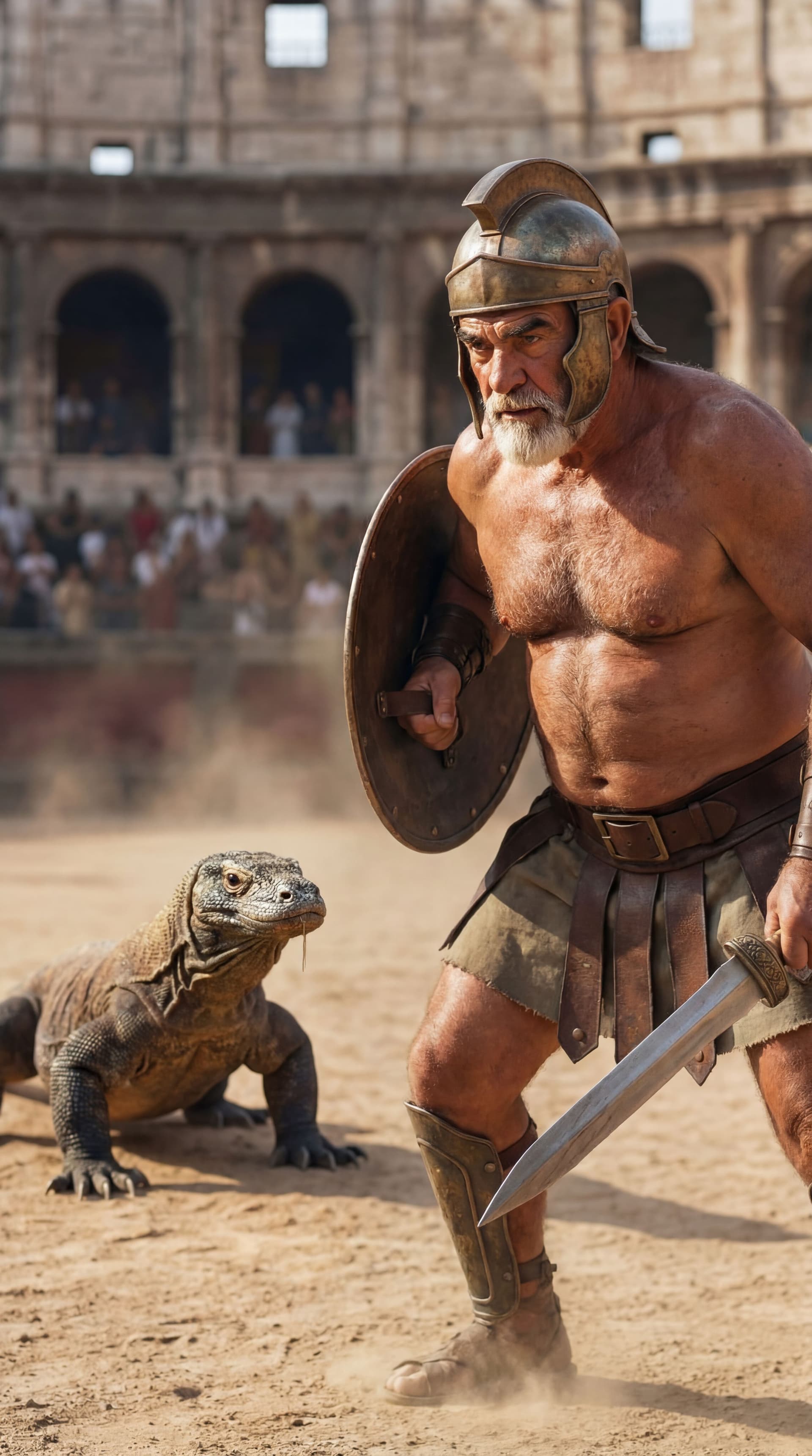 AI generated: ULTRA-REALISTIC CINEMATIC ACTION PHOTOGRAPH (vertical poster 9:16).
Looks like a real professional f...