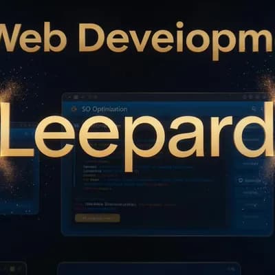 AI generated video: Create a cinematic luxury promotional video for a digital agency brand named “Leopard” where EVERY s...