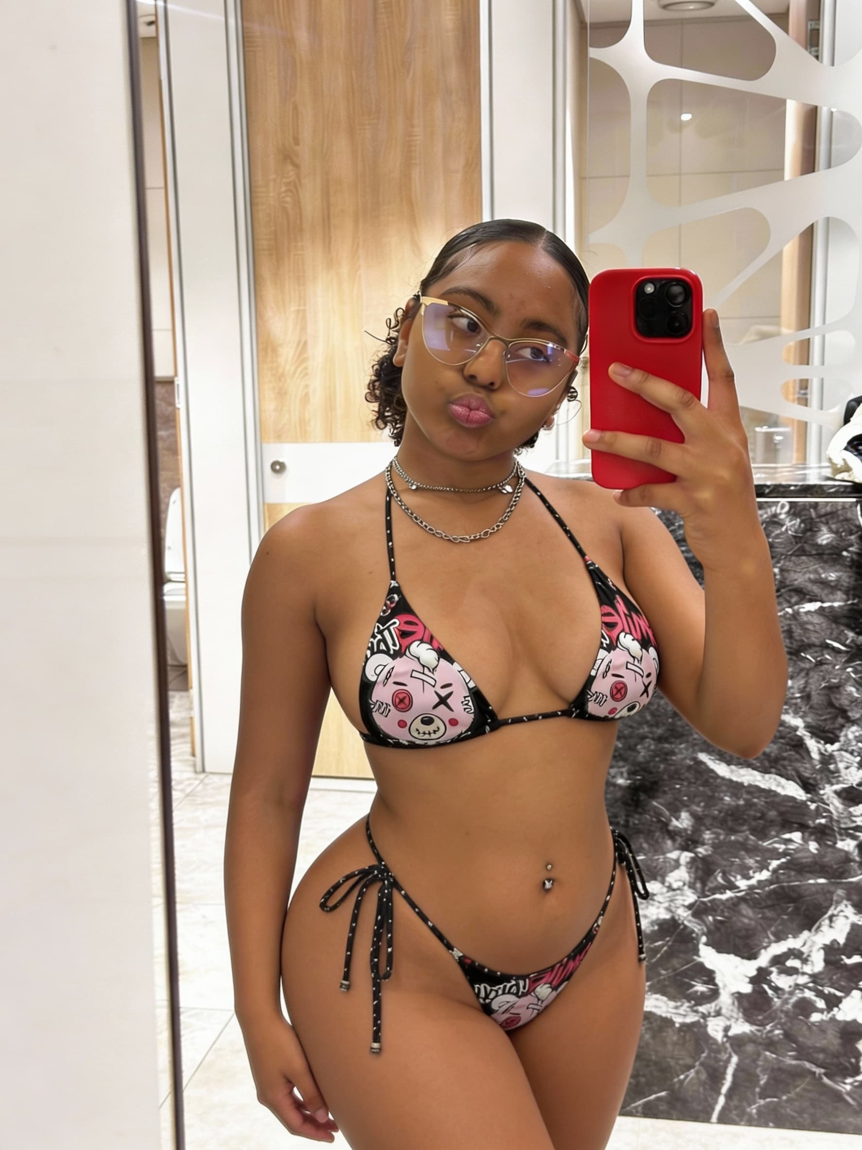 AI generated: Slimthick hour glass body
