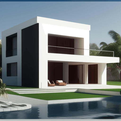 AI generated: render de una casa estilo clasico
