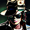 AI generated:  michael jackson! cell shaded!   head only portrait of melting michael jackson!  as Borderlands 3 co...