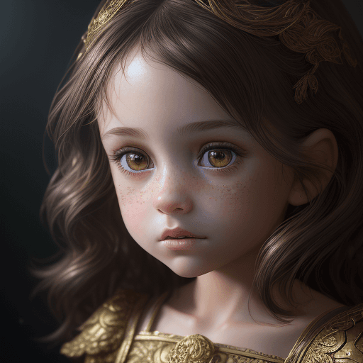 AI generated: 8 year old girl, beautiful, brunette hair, little girl, short tight clothes, realistic, amazing stun...