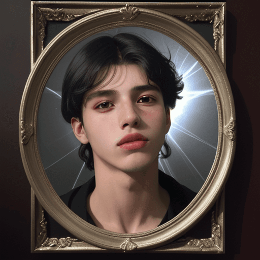 AI generated: Jeronimo Giocondo Bosia como un joven granjero estilo Caravaggio con la luz del sol que ilumina algu...