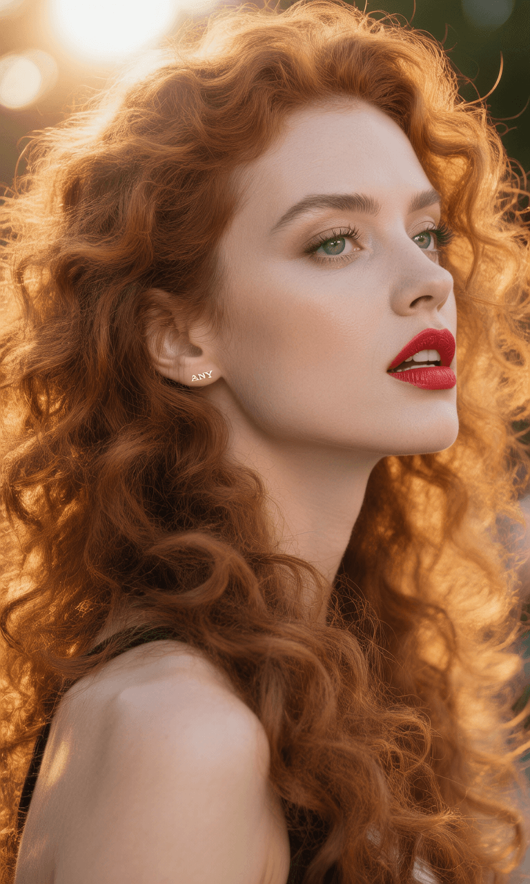 AI generated: "A high-resolution head-and-shoulders profile portrait captured by a Sony A1 showcases a lithe super...
