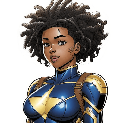 AI generated: Ily Diop a 20 years old mixed girl light skin with long curly hair beautiful face curvy body wearing...